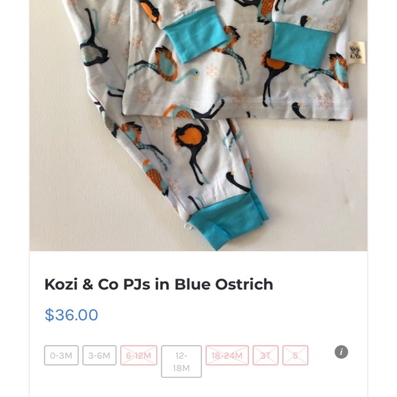 Kozi & Co 2 pcs set pajama - Picture 2 of 3